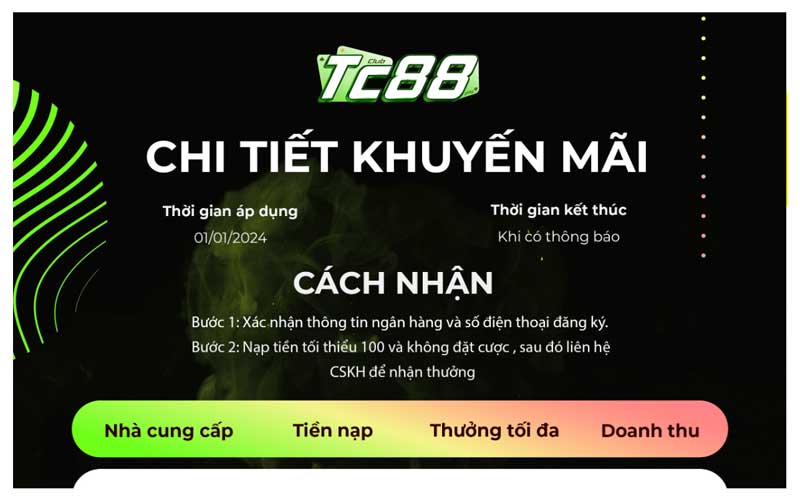 Chương trình khuyến mãi chào mừng tân thủ tặng 888