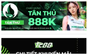 Khuyến mãi chào mừng tân thủ tặng 888 tại nhà cái TC88